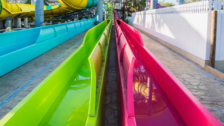 Vanish Point at Adventure Island Tampa Bay.